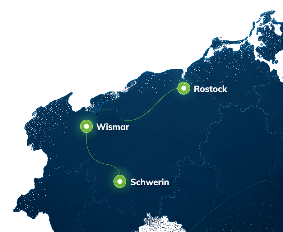 Installationsprojekt von wHoch3 Energiesysteme in Wismar