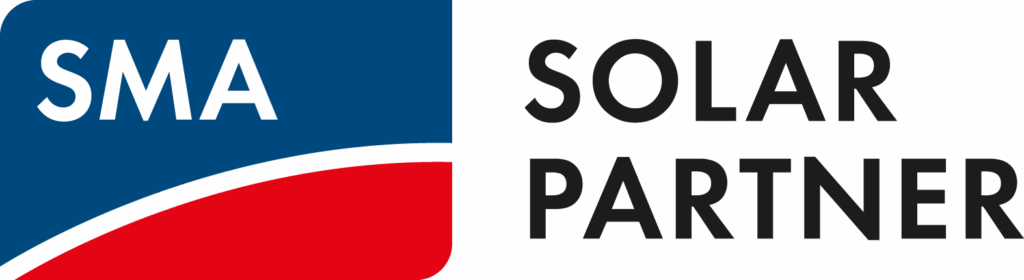 SMA Solar Partner Logo - Hersteller-Partner von wHoch3 Energiesysteme